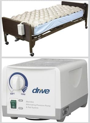 New Drive Medical Alternating Variable Pressure Pump and Pad System 78x36 - Image 1