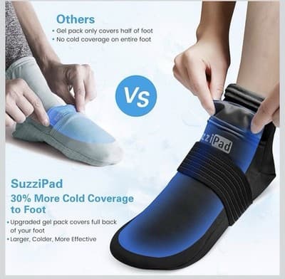 New Sizzipad Cold Gloves And Socks- Chemo Ice For Hands And Feet - Thumbnail 3