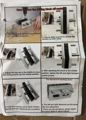 Self Centering Dowel jig- Blue - Thumbnail 8