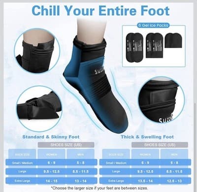 New Sizzipad Cold Gloves And Socks- Chemo Ice For Hands And Feet - Thumbnail 4