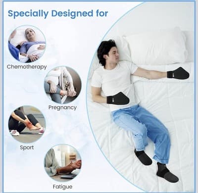 New Sizzipad Cold Gloves And Socks- Chemo Ice For Hands And Feet - Thumbnail 2