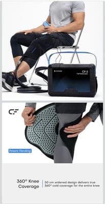 New CF-3 Cold Therapy Machine Knee & Shoulder Large 16.8 QT Programmable - Thumbnail 5