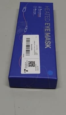 New - Heated Eye Mask Indigo/Grey,USB, Washable, Adjustable, Timer - Thumbnail 9