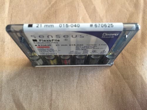 Maillefer Senseus FlexoFile 21mm 015-040 6 File Pack Dental USA - Thumbnail 4