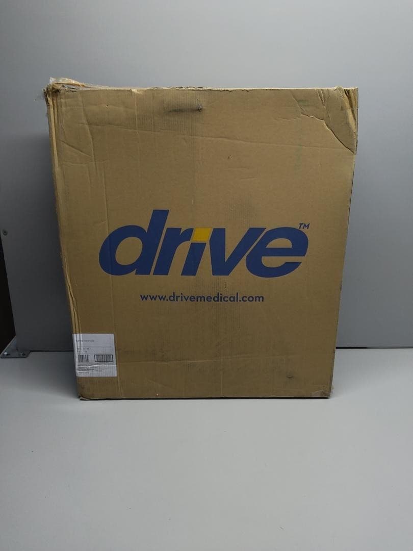 New in Box Drive Medical Commode Chair Mobile Toilet with Padded Seat & Arms - Thumbnail 9
