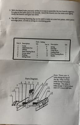 Self Centering Dowel jig- Blue - Thumbnail 6