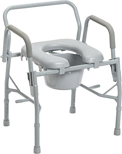 New in Box Drive Medical 11125PKSD-1 Commode Chair for Toilet - Thumbnail 6