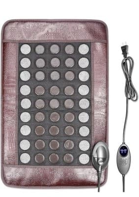 Far Infrared Heating Pad Jade & Tourmaline Stones EMF Free - Adjustable