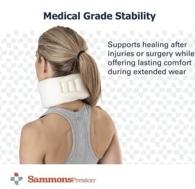 Sammons Preston Universal Cervical Neck Brace 2 Inches Cream color - Thumbnail 4