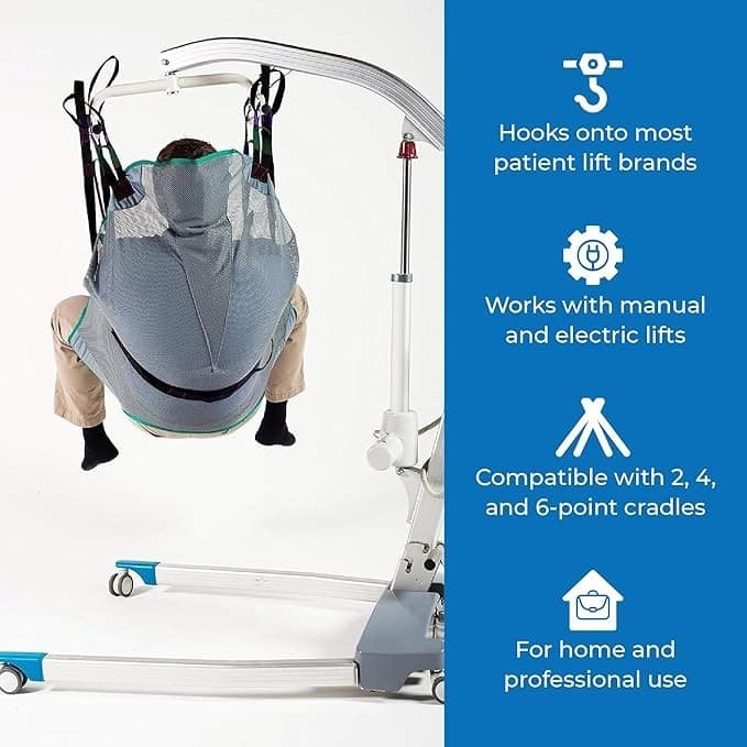 New in Bag Patient Aid Full Body Divided Leg Sling - Large - Thumbnail 3