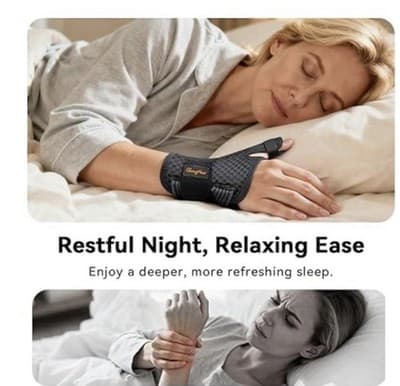 New In Box Ultra Breathable Thumb Brace For Right Or Left Hand - Thumbnail 8