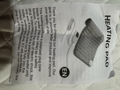 Ultra Soft Bright Pink Plush Electric Heating Pad 12x24 6 Heat Setting + Timer - Thumbnail 8