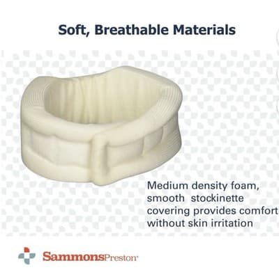 Sammons Preston Universal Cervical Neck Brace 2 Inches Cream color - Thumbnail 2