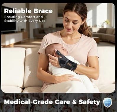 New In Box Ultra Breathable Thumb Brace For Right Or Left Hand - Thumbnail 7