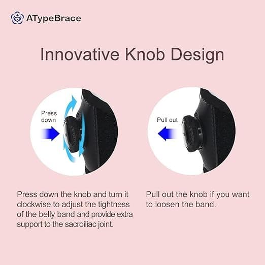 New in BAG Pelvic Support Belt for Pregnancy and Postpartum, with Groin Straps - Thumbnail 4