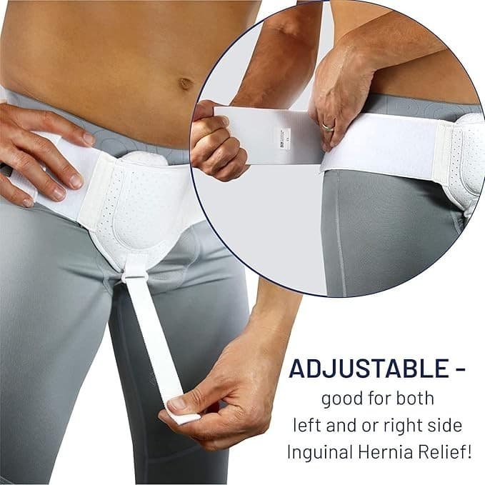 New in Box Medical Inguinal Hernia Belt for Men & Women Post Surgery Groin - Thumbnail 2