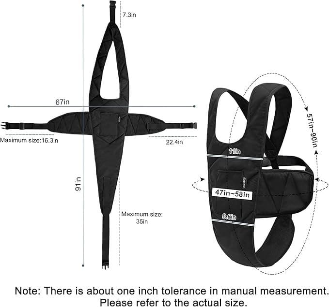 Wheelchair Safety Belt, Anti-Slip Wheelchair Seatbelt, Wheelchair Harness - Thumbnail 4