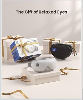 New Bob and Brad Zero Pro Eye Massager - Heat And Cool Compress- Bluetooth - Thumbnail 6