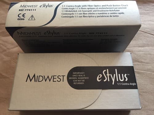 Midwest Low Speed Electric Contra Angle Attachment 1:1 USA - Thumbnail 3