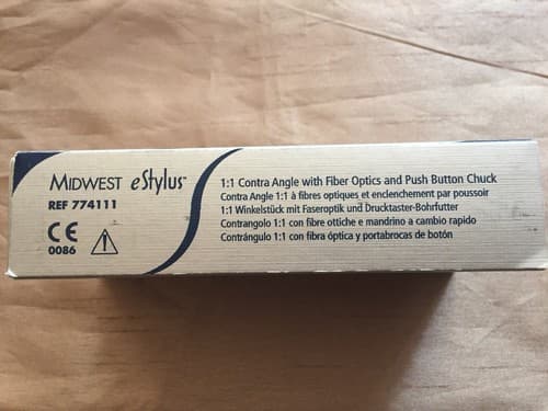 Midwest Low Speed Electric Contra Angle Attachment 1:1 USA - Thumbnail 5