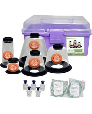 New In Box Pet Oxygen Mask Kit- Multiple Sizes