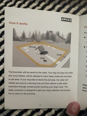 Aweec Wireless Dog Fence GPS Collar Training System - Orange - Thumbnail 19