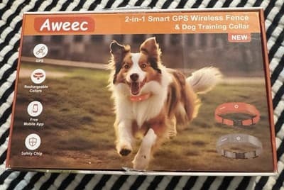 Aweec Wireless Dog Fence GPS Collar Training System - Orange - Thumbnail 2