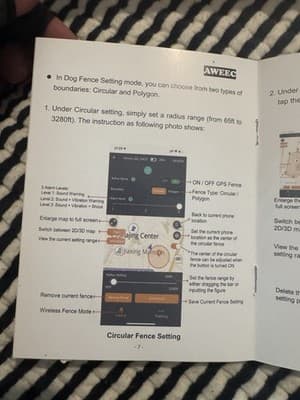 Aweec Wireless Dog Fence GPS Collar Training System - Orange - Thumbnail 15