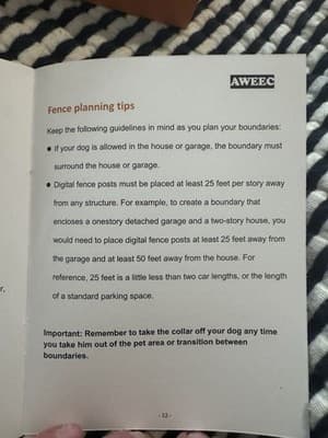 Aweec Wireless Dog Fence GPS Collar Training System - Orange - Thumbnail 20