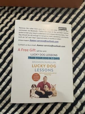 Aweec Wireless Dog Fence GPS Collar Training System - Orange - Thumbnail 23