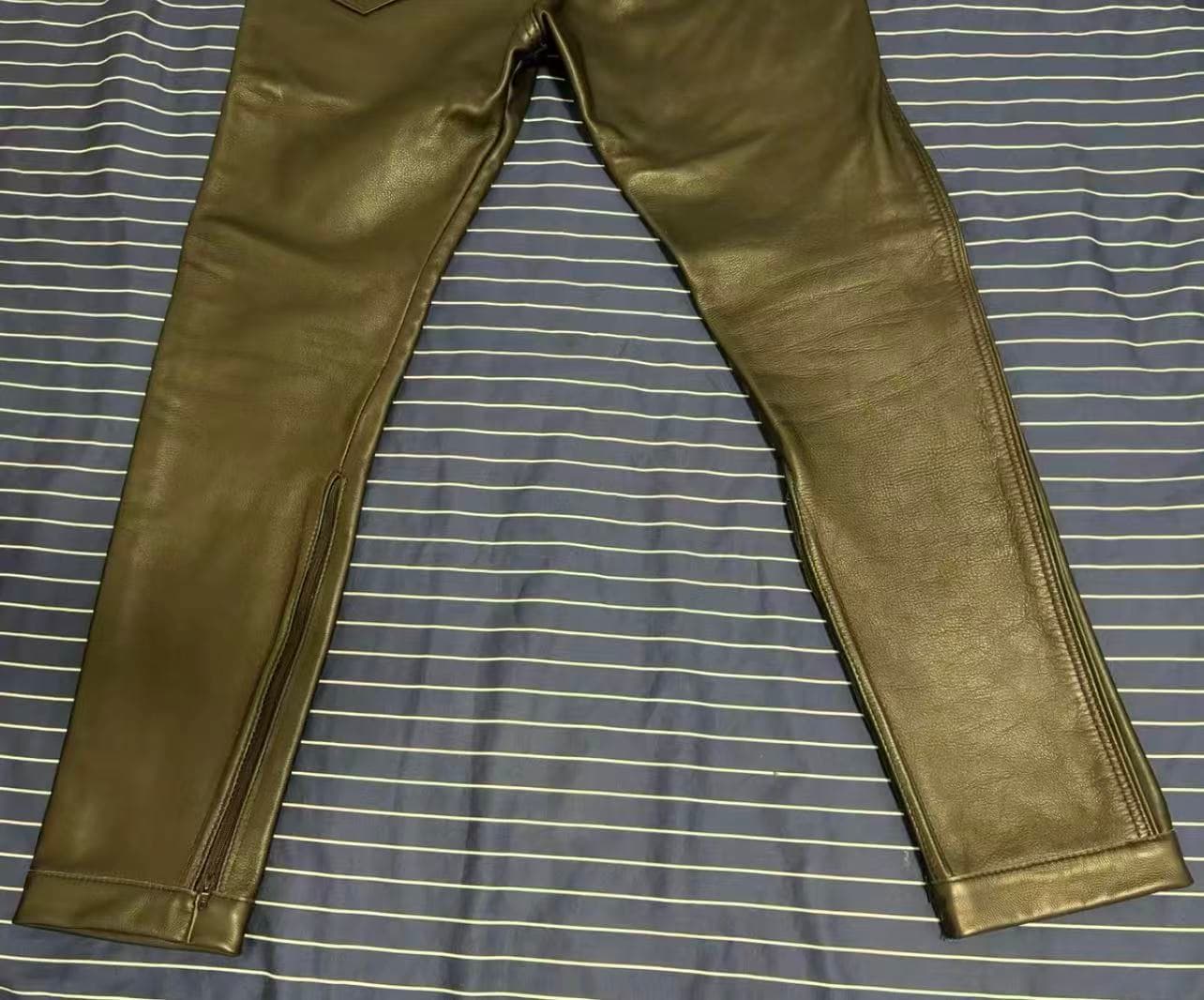 Regulation Leather Pants – Classic Style - Thumbnail 2