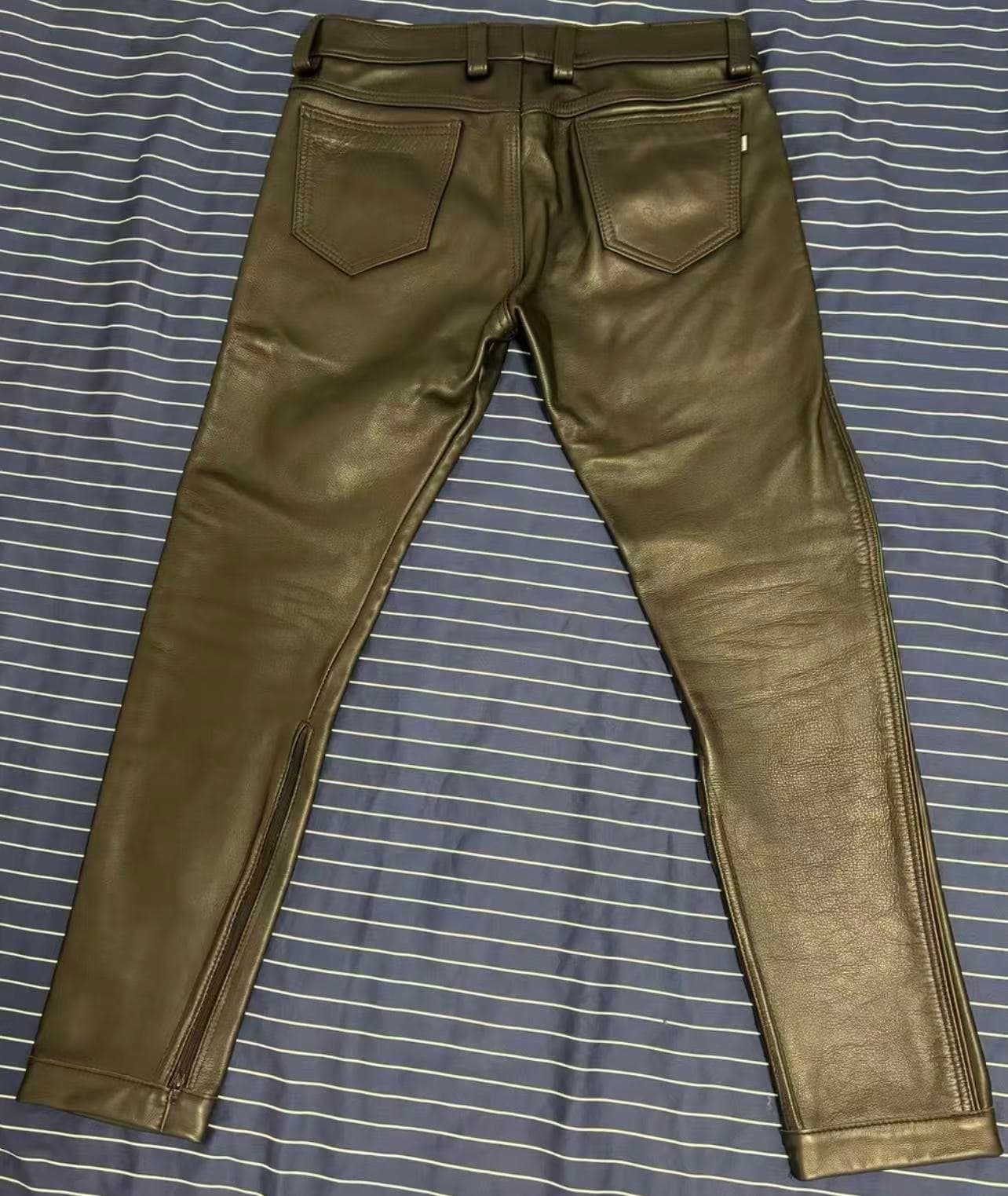 Regulation Leather Pants – Classic Style - Thumbnail 4