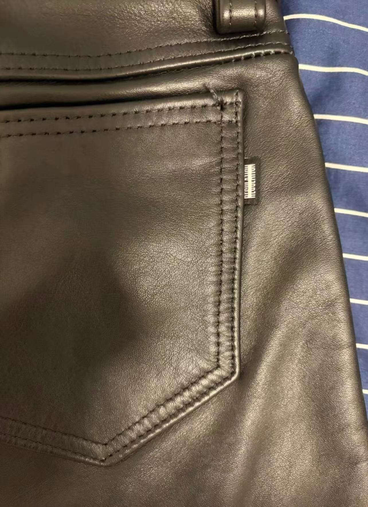 Regulation Leather Pants – Classic Style - Thumbnail 3