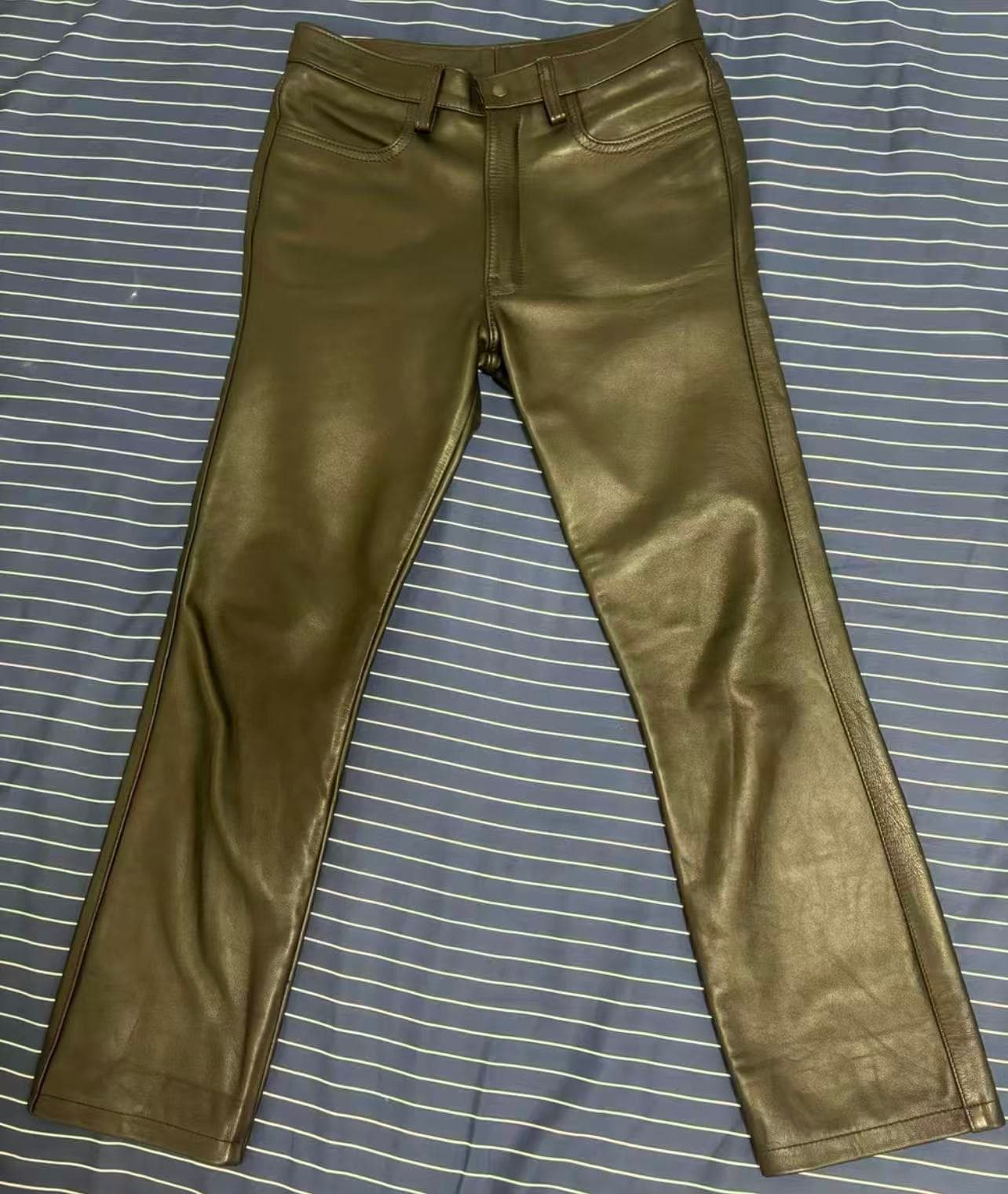 RoB Leather Hipster Pants Slim Fit - Image 1