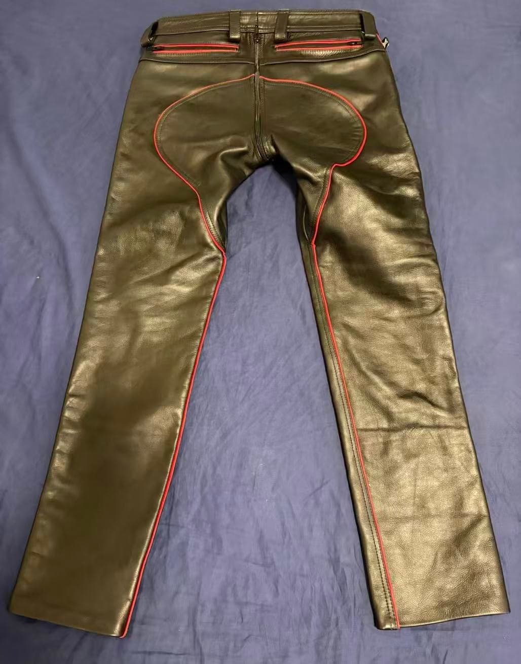 Boxer Berlin Diamond-Quilted Cowhide Leather Pants - Thumbnail 7