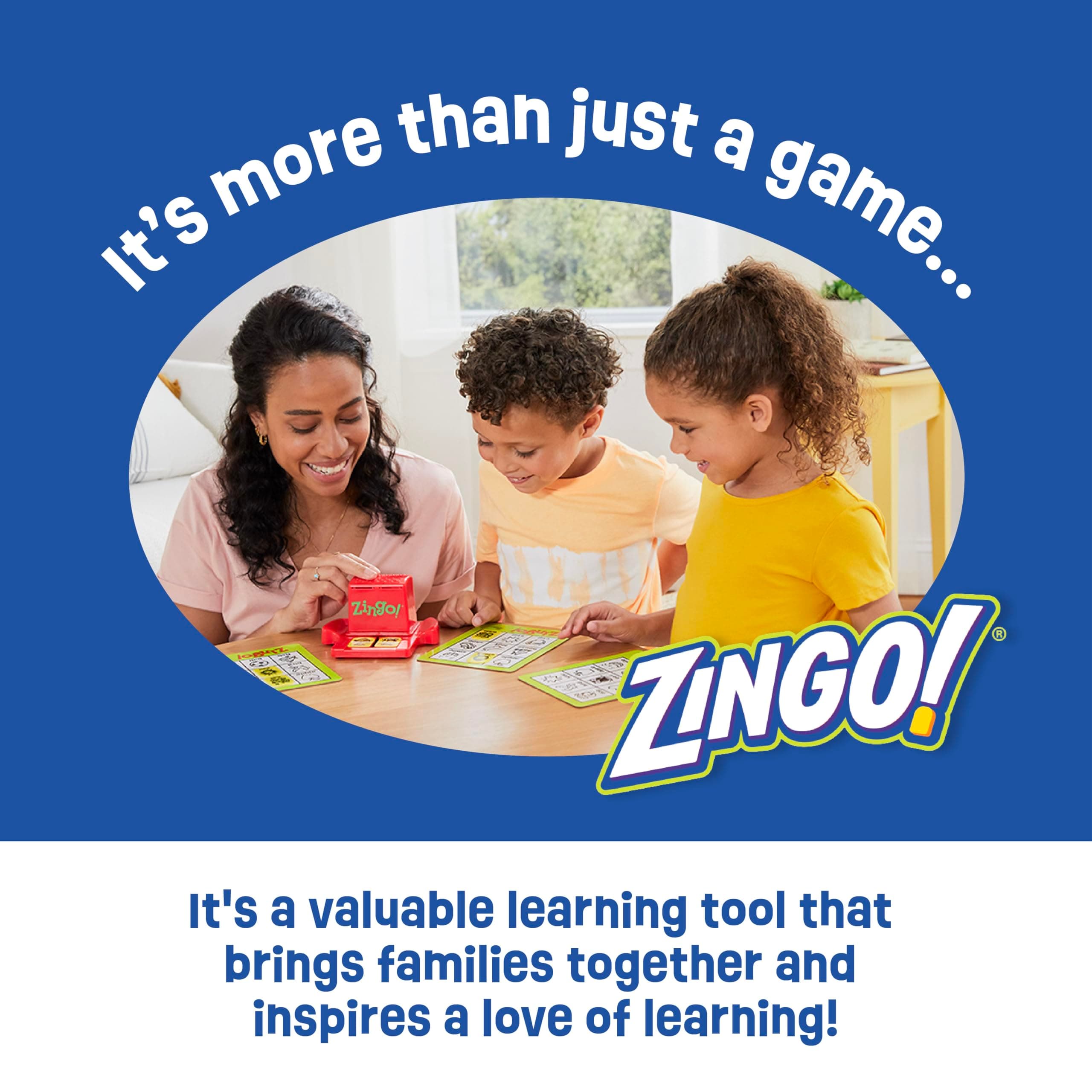 ThinkFun Zingo Bingo Award Winning Preschool Game for Pre-Readers and Early Read - Thumbnail 5