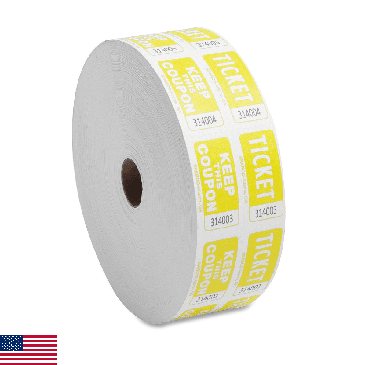 Sparco Roll Yellow Tickets - Image 1