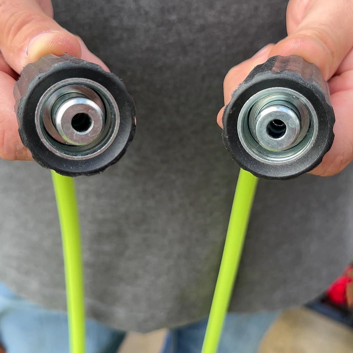 Flexzilla Pressure Washer Hose with M22 Fittings, 1/4 in. x 25 ft., ZillaGreen - - Thumbnail 7