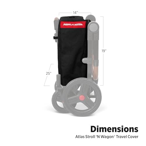 Baby Stroller Wagon Travel Cover, Toddler Stroller Bag, Radio Flyer Travel Cover - Thumbnail 2