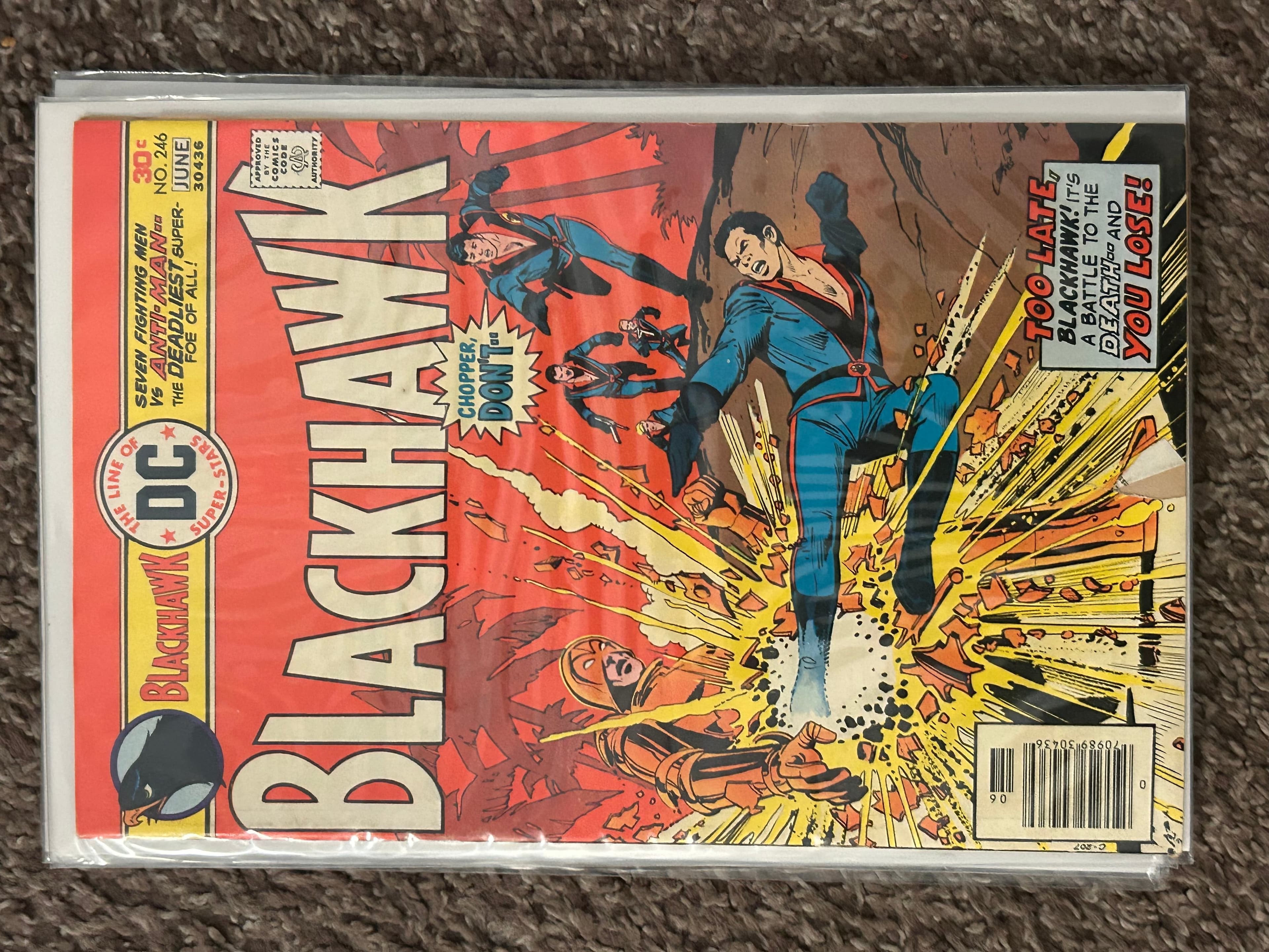DC Comics Blackhawk Lot of 5 Issues #245-249 - Thumbnail 3
