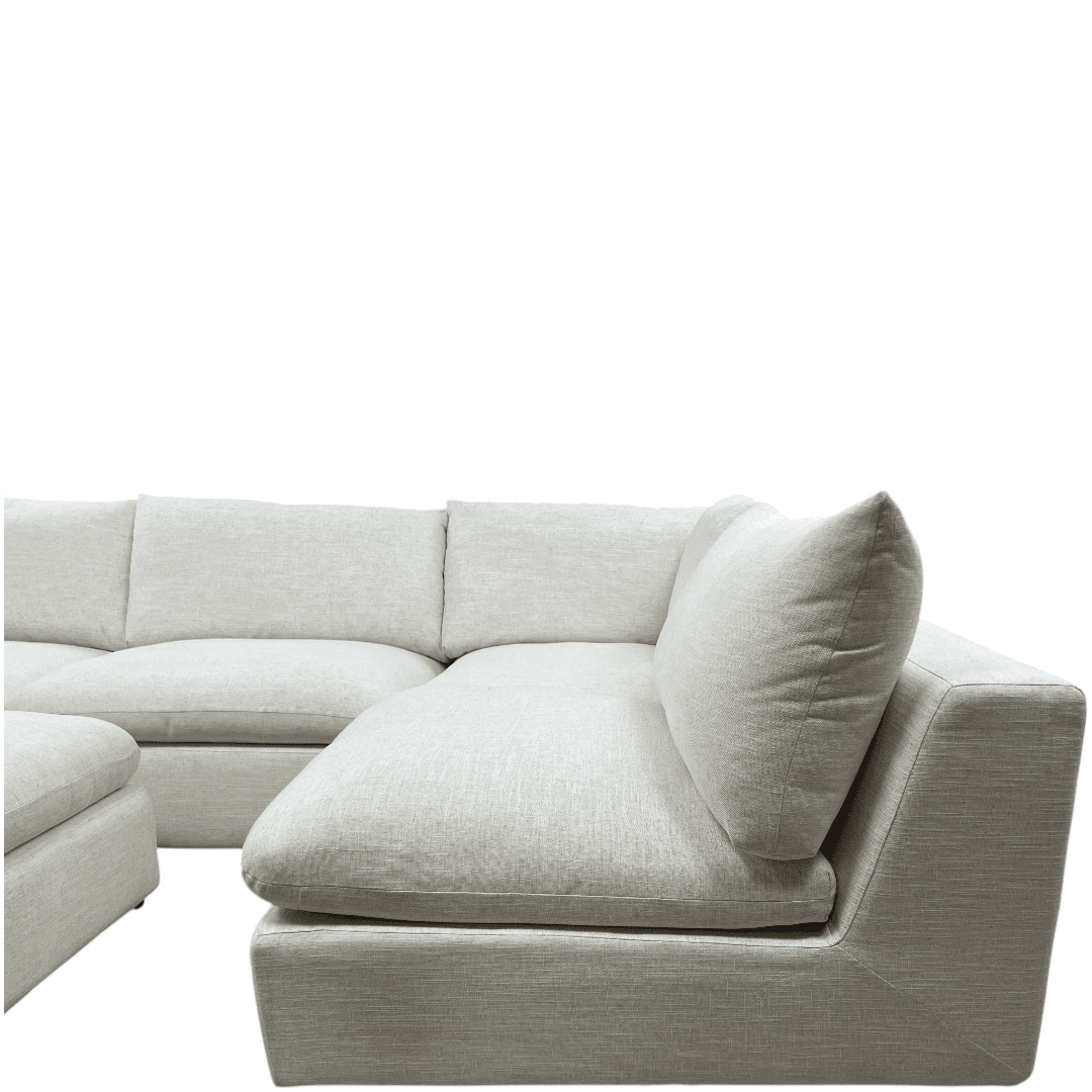 Castlery Dawson Chaise Sectional Sofa with Ottoman - Thumbnail 18