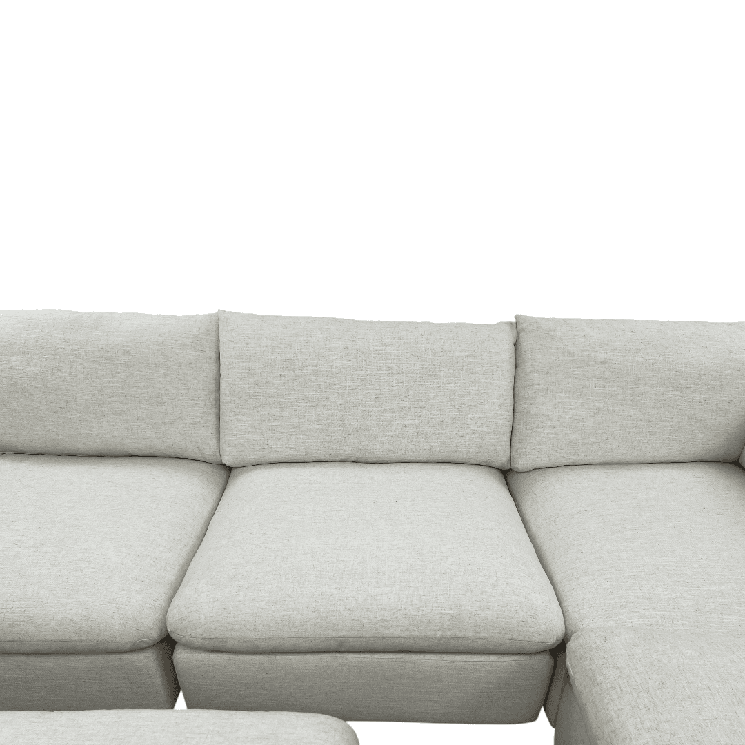 Castlery Dawson Chaise Sectional Sofa with Ottoman - Thumbnail 15