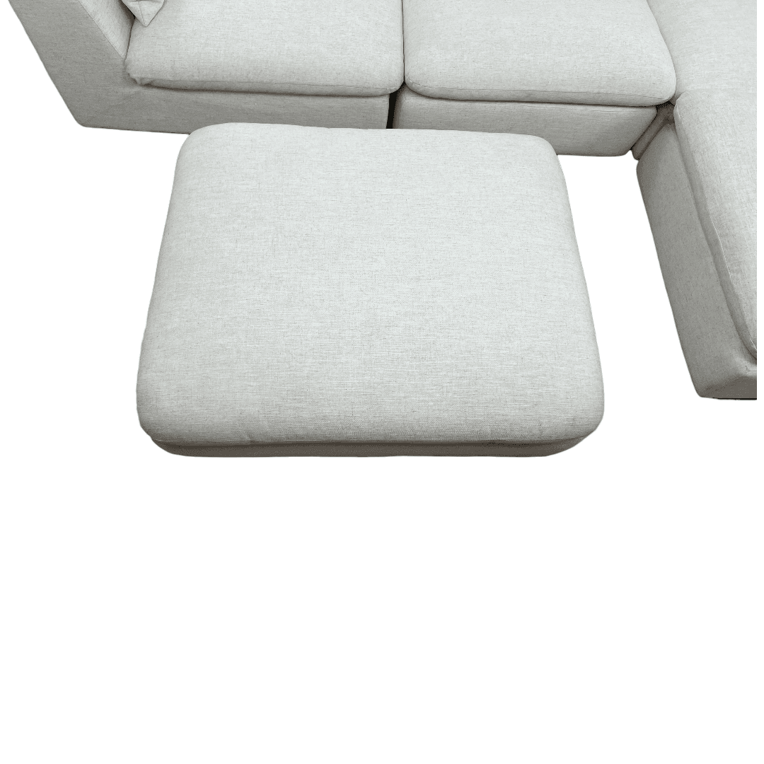 Castlery Dawson Chaise Sectional Sofa with Ottoman - Thumbnail 13