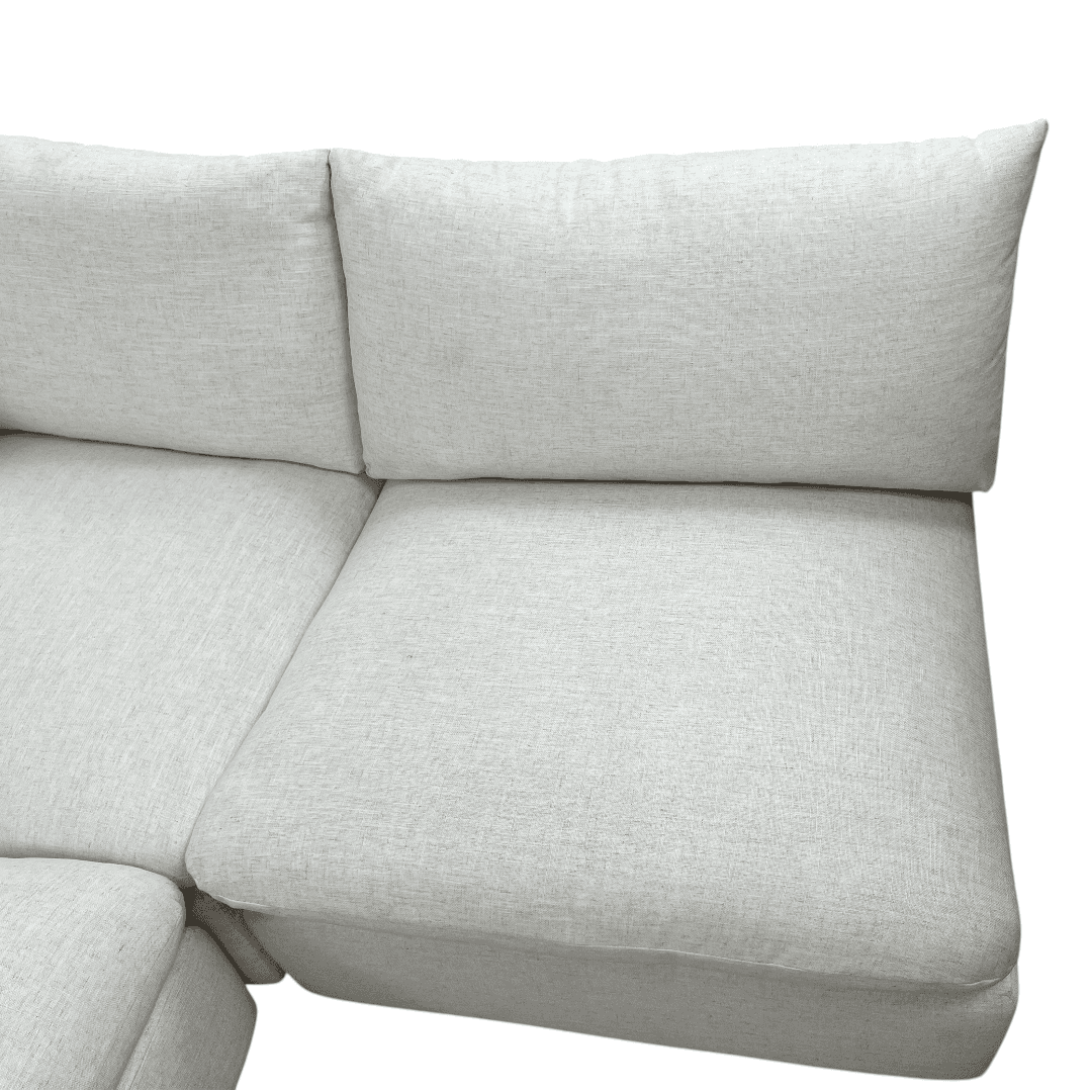 Castlery Dawson Chaise Sectional Sofa with Ottoman - Thumbnail 17