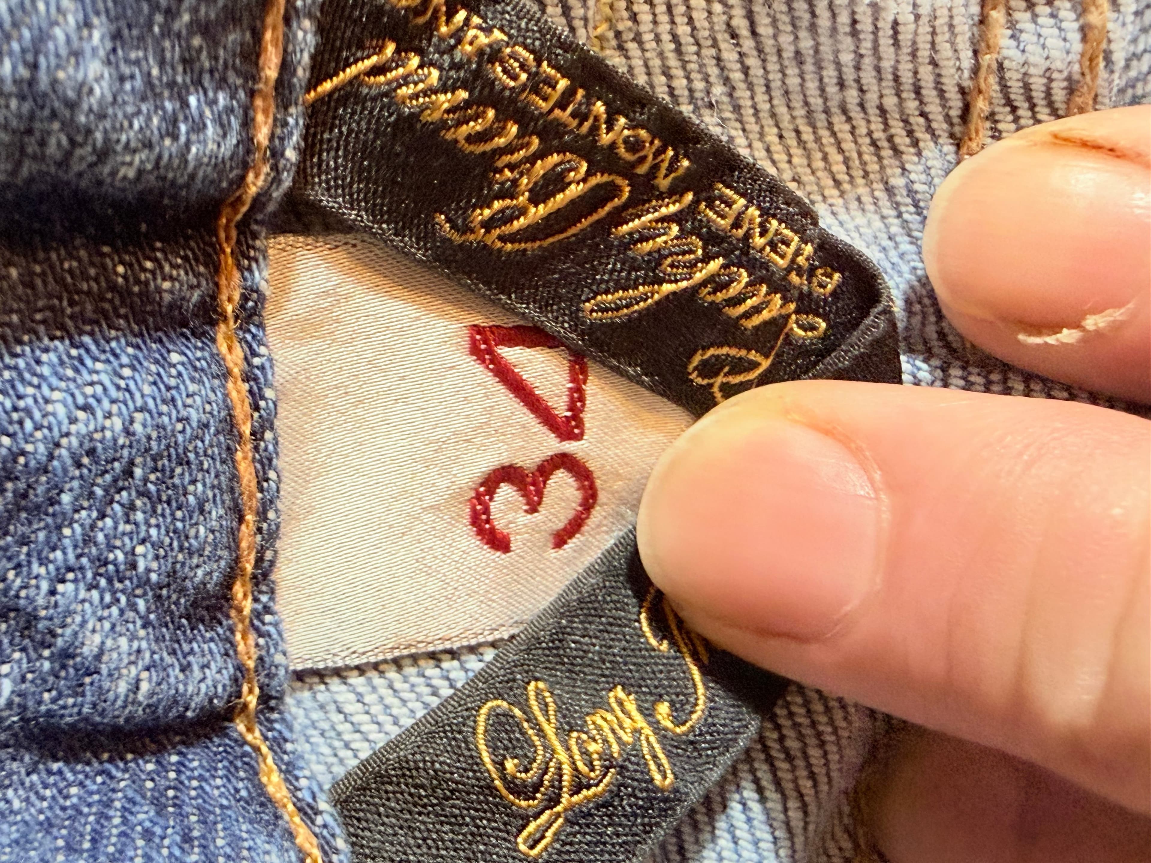 Lucky Brand Long Inseam 34x32 Men's Jeans Light Wash Distressed - Thumbnail 5