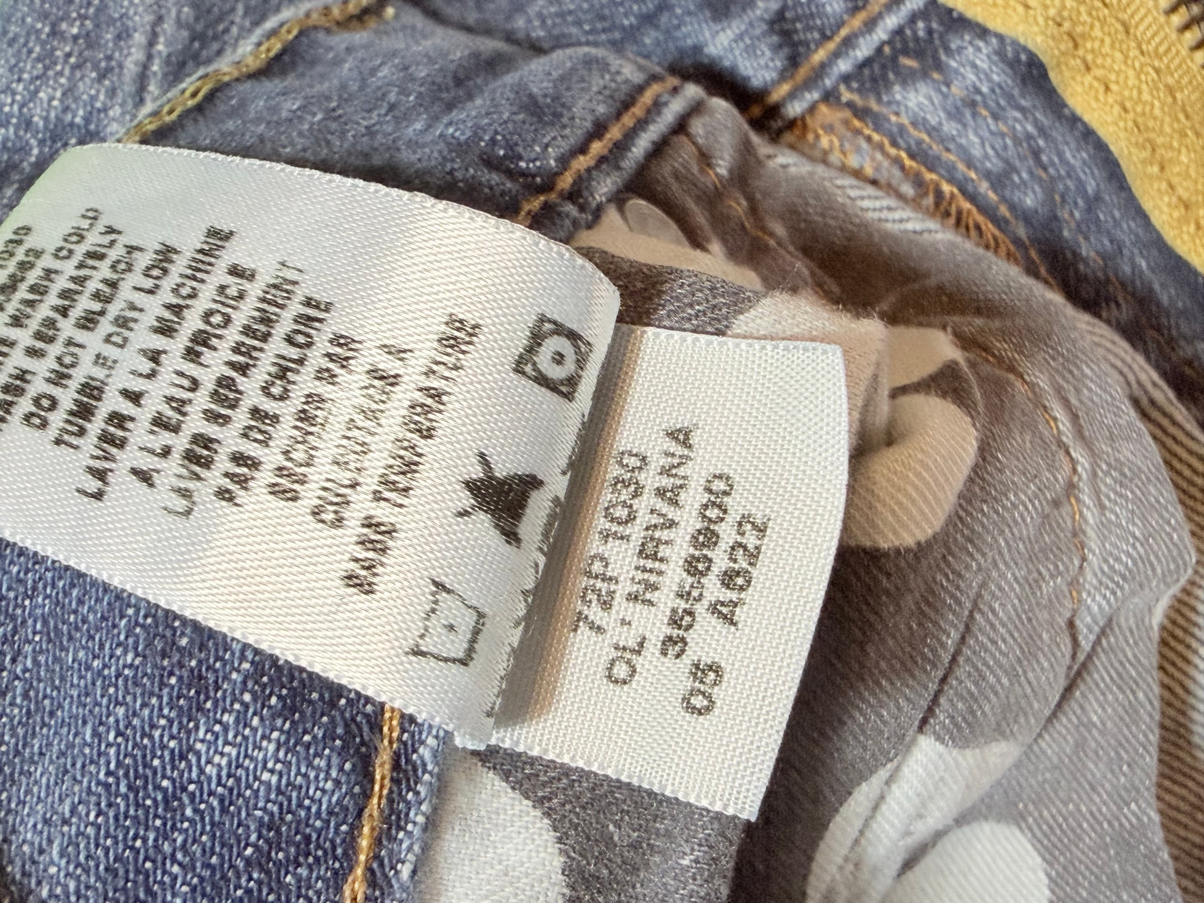 Lucky Brand Long Inseam 34x32 Men's Jeans Light Wash Distressed - Thumbnail 7