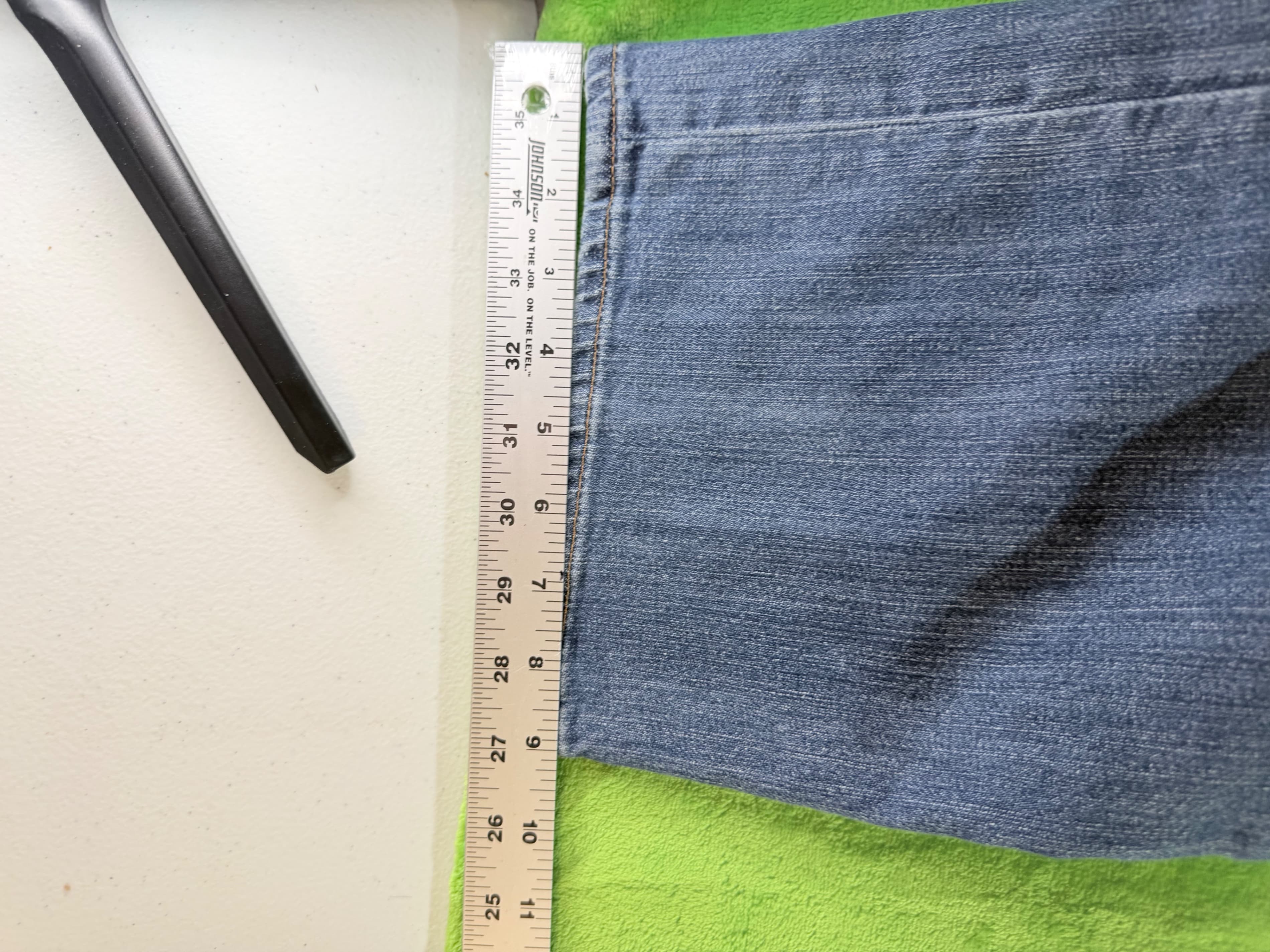 Lucky Brand Long Inseam 34x32 Men's Jeans Light Wash Distressed - Thumbnail 14