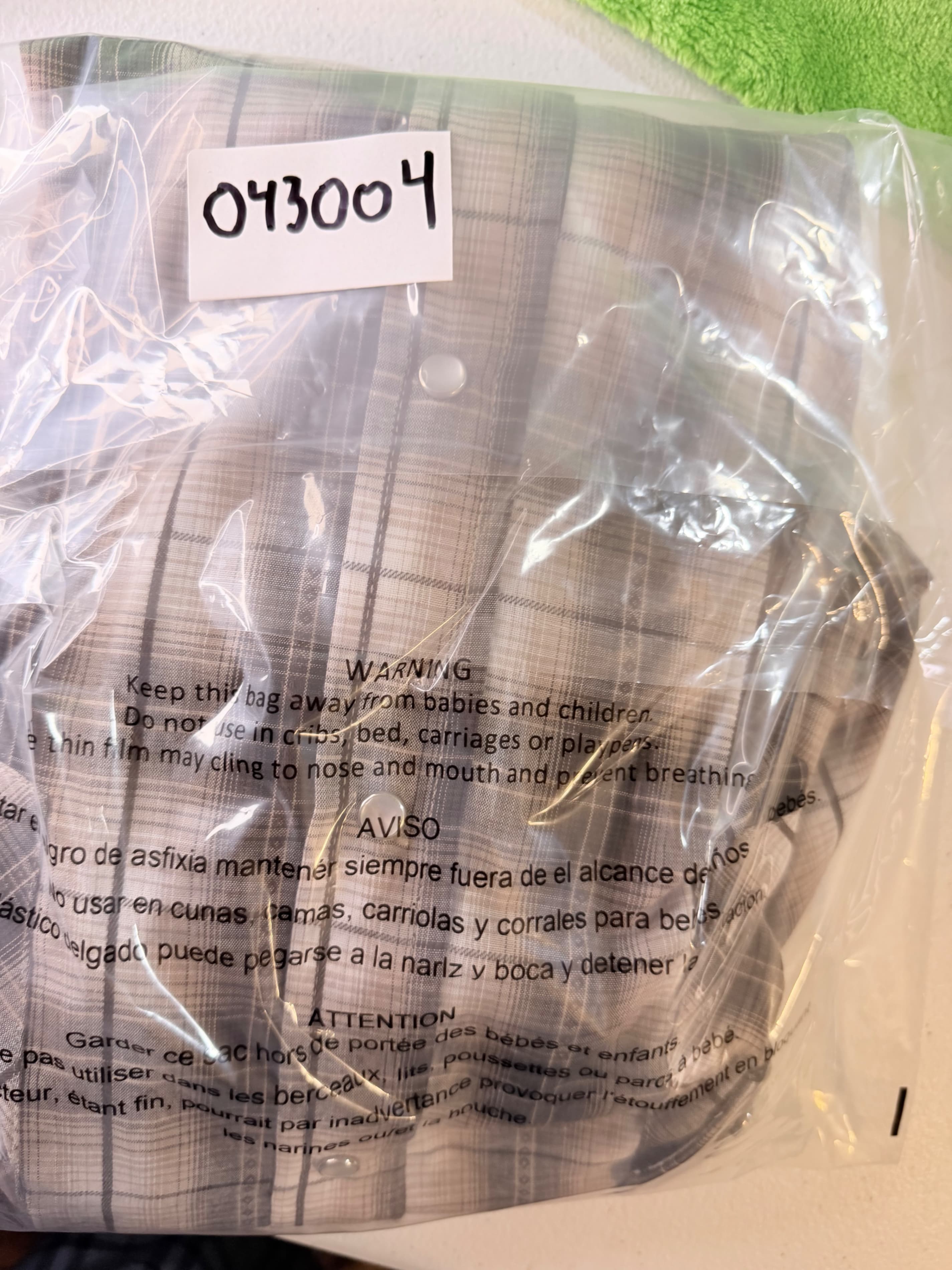 Ely Cattleman Plaid Western Shirt Size L Long Sleeve - Thumbnail 12