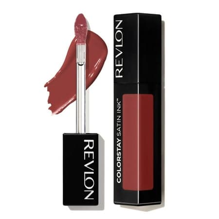 Revlon ColorStay Satin Ink Crown Jewels Long Lasting Lipstick with Vitamin E  032 Lady Topaz  0.17 Fl Oz - Thumbnail 3