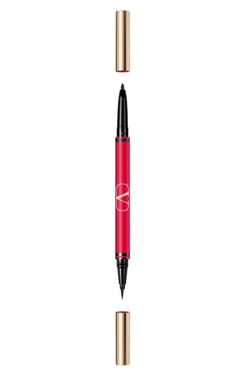 Valentino Twin 01 Black & Black Double Ended Gel Eyeliner Pencil 8g - Thumbnail 2